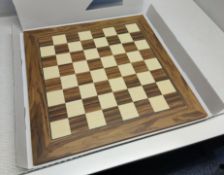 1 x Solid Wood Chess Board - Made in Spain - HTYS177 - CL987 - Location: Altrincham WA14 Condition