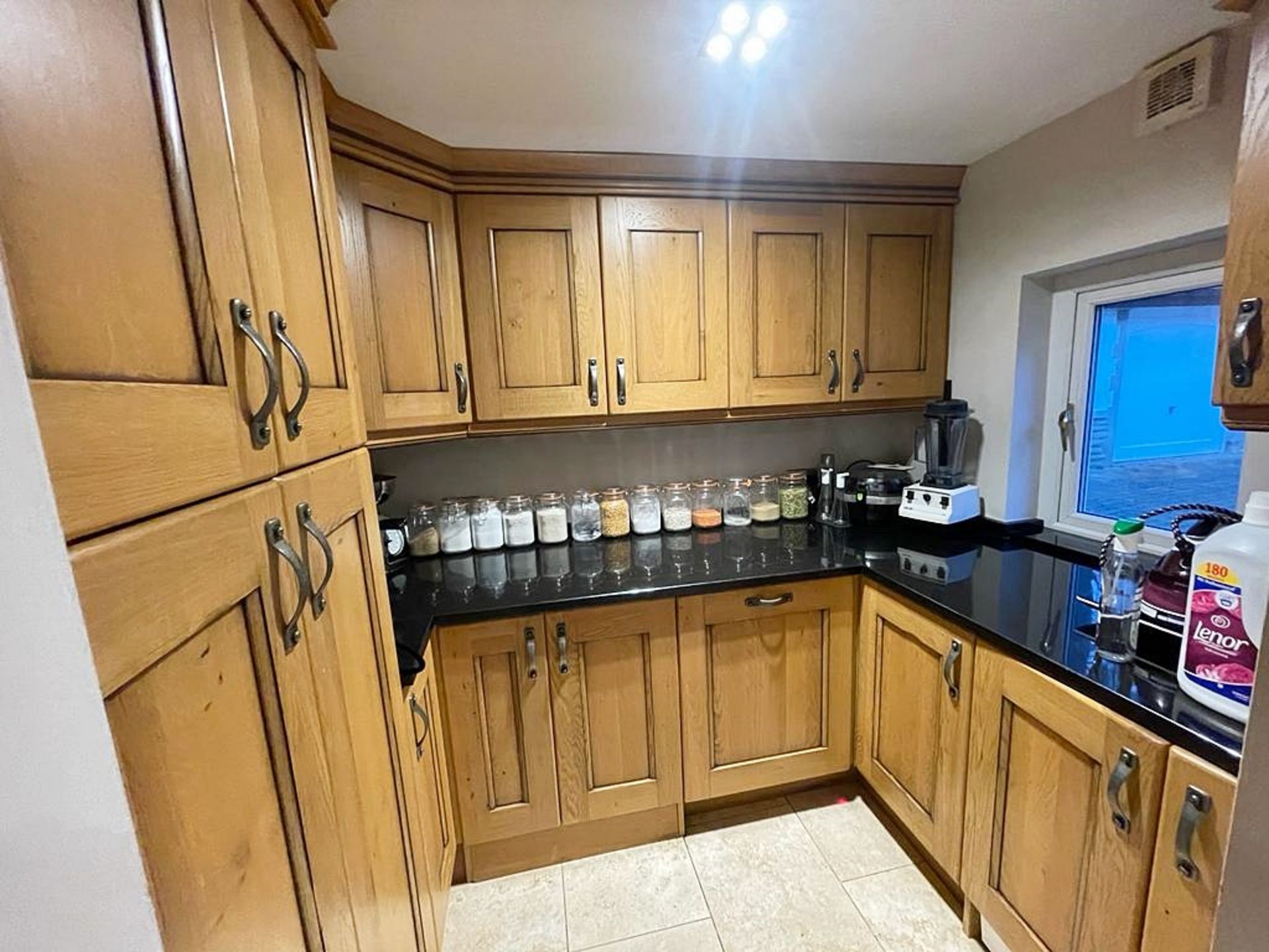 1 x Bespoke Solid Oak Kitchen With Black Granite Worktops, Island, Utility Room Units & Dining Table - Image 15 of 70