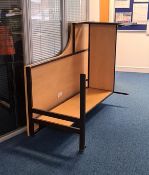1 x Corner Office Desk With a Beech Finish - Ref: 1 x PK002 - Location: Site 2, Stafford,
