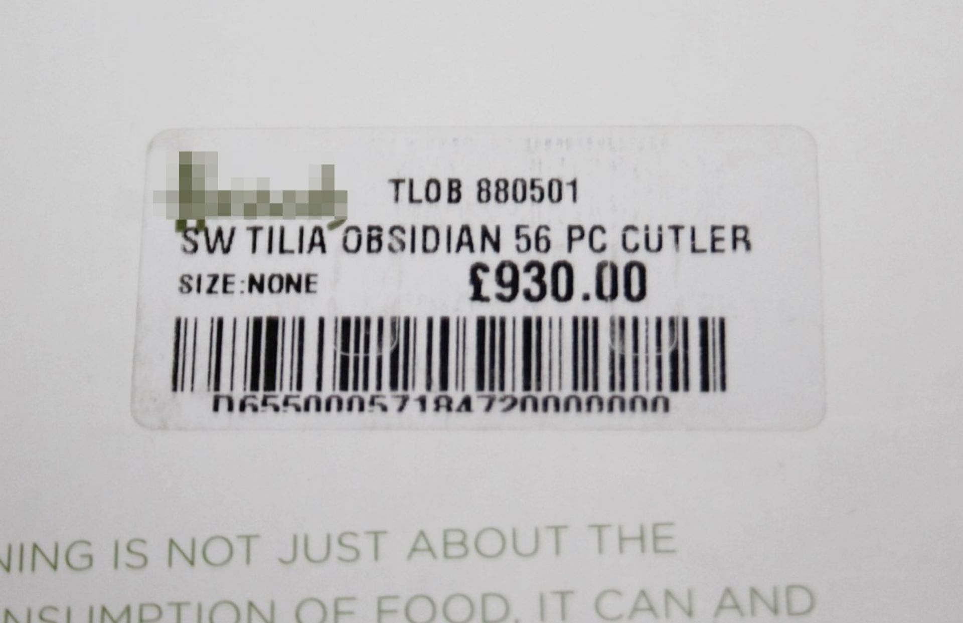 1 x STUDIO WILLIAM 'Tilia Obsidian' 56-Piece Cutlery Set - Original Price £930.00 - Unused Boxed - Image 5 of 11