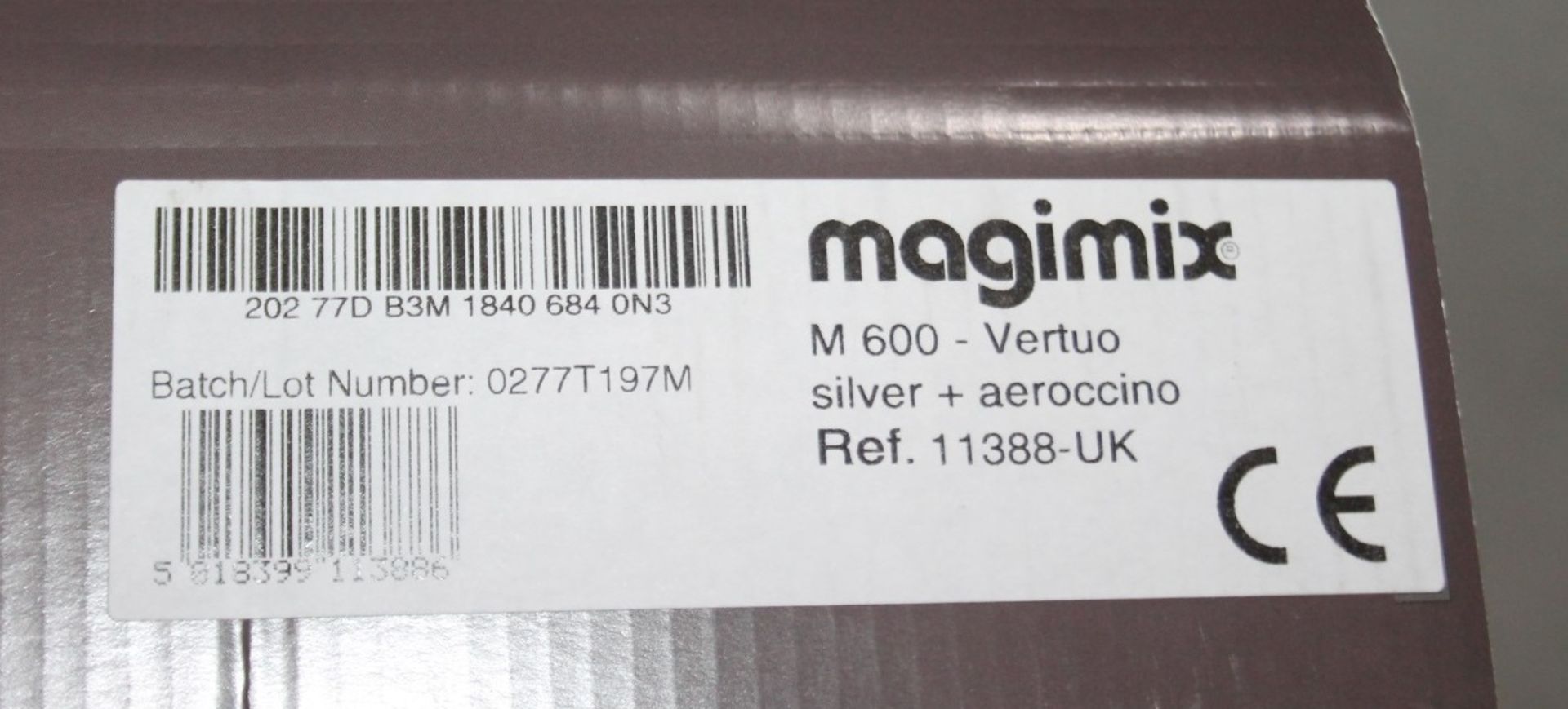 1 x MAGIMIX Nespresso 'Vertuo Plus' Coffee Machine In Silver - Original Price £199.00 - Boxed - Image 10 of 10