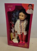 1 x Our Generation Doctor Nicola Doll - New/Boxed