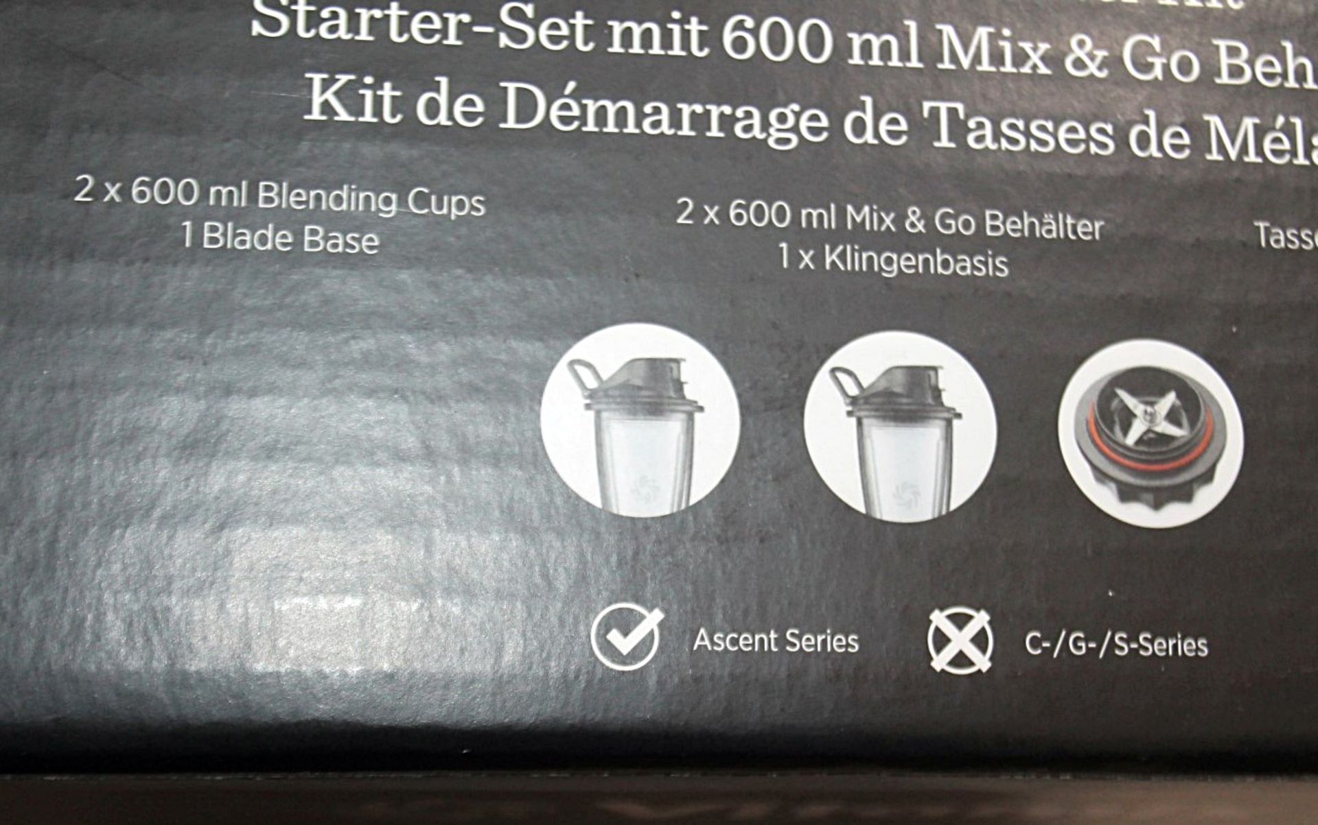 1 x VITA MIX Blending Cups Starter Kit - Original Price £120.00 - Unused Boxed Stock - Ref: HAS419/ - Image 8 of 9