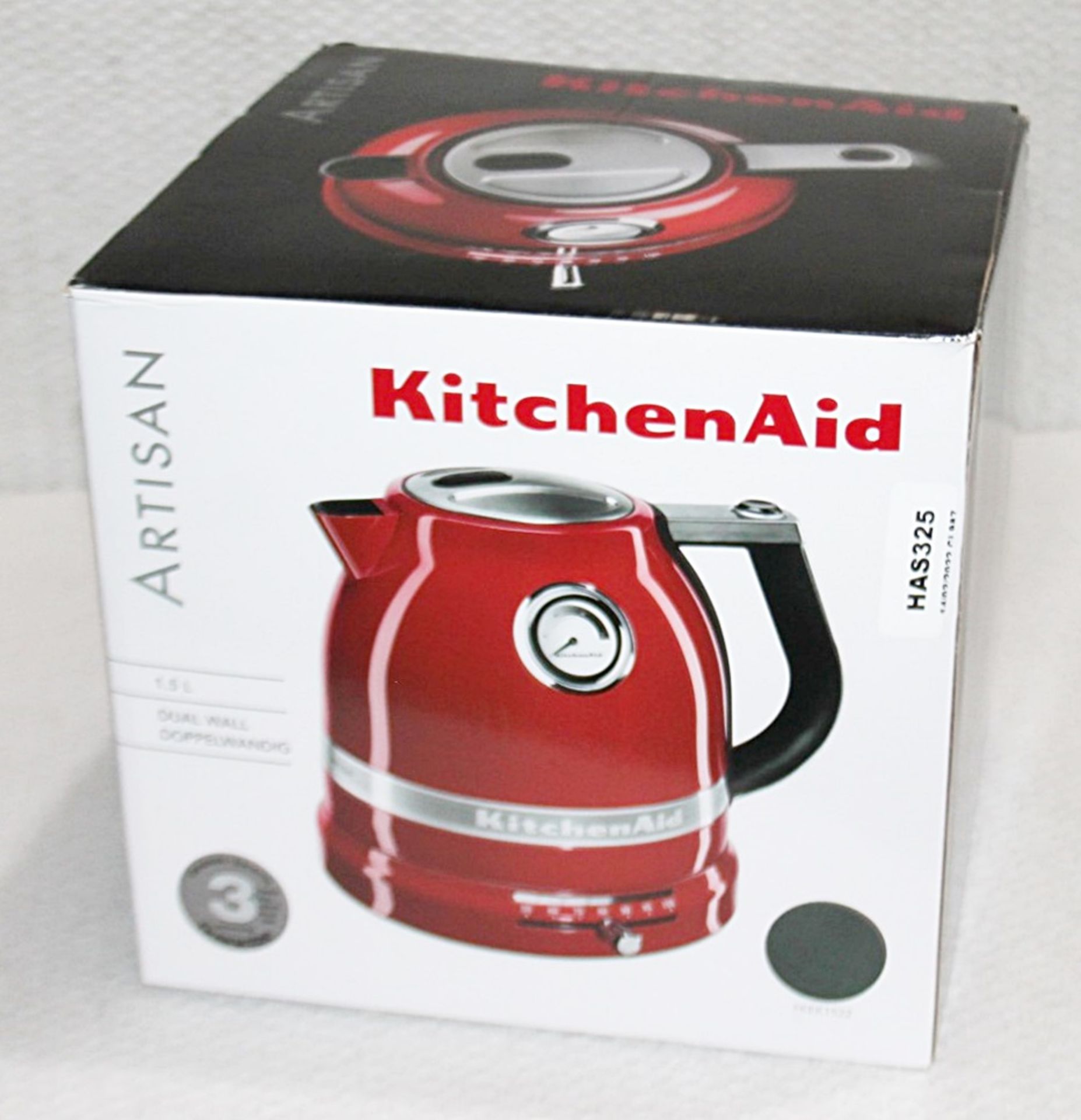 1 x KITCHENAID Artisan Dual Wall, Variable Temperature Kettle In Dark Green (1.5L) - Original - Image 4 of 4