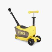 1 x M-Ero for FENDI Designer Kids Micro Mobility Yellow Scooter - MM0336