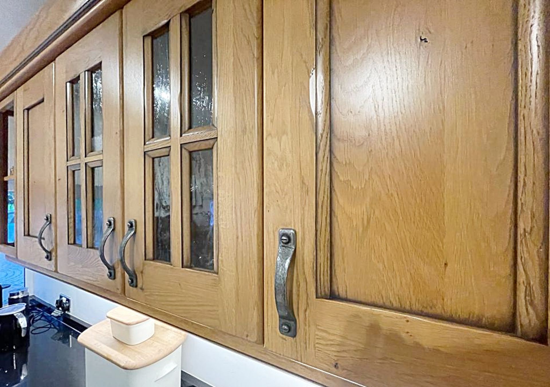 1 x Bespoke Solid Oak Kitchen With Black Granite Worktops, Island, Utility Room Units & Dining Table - Image 13 of 70