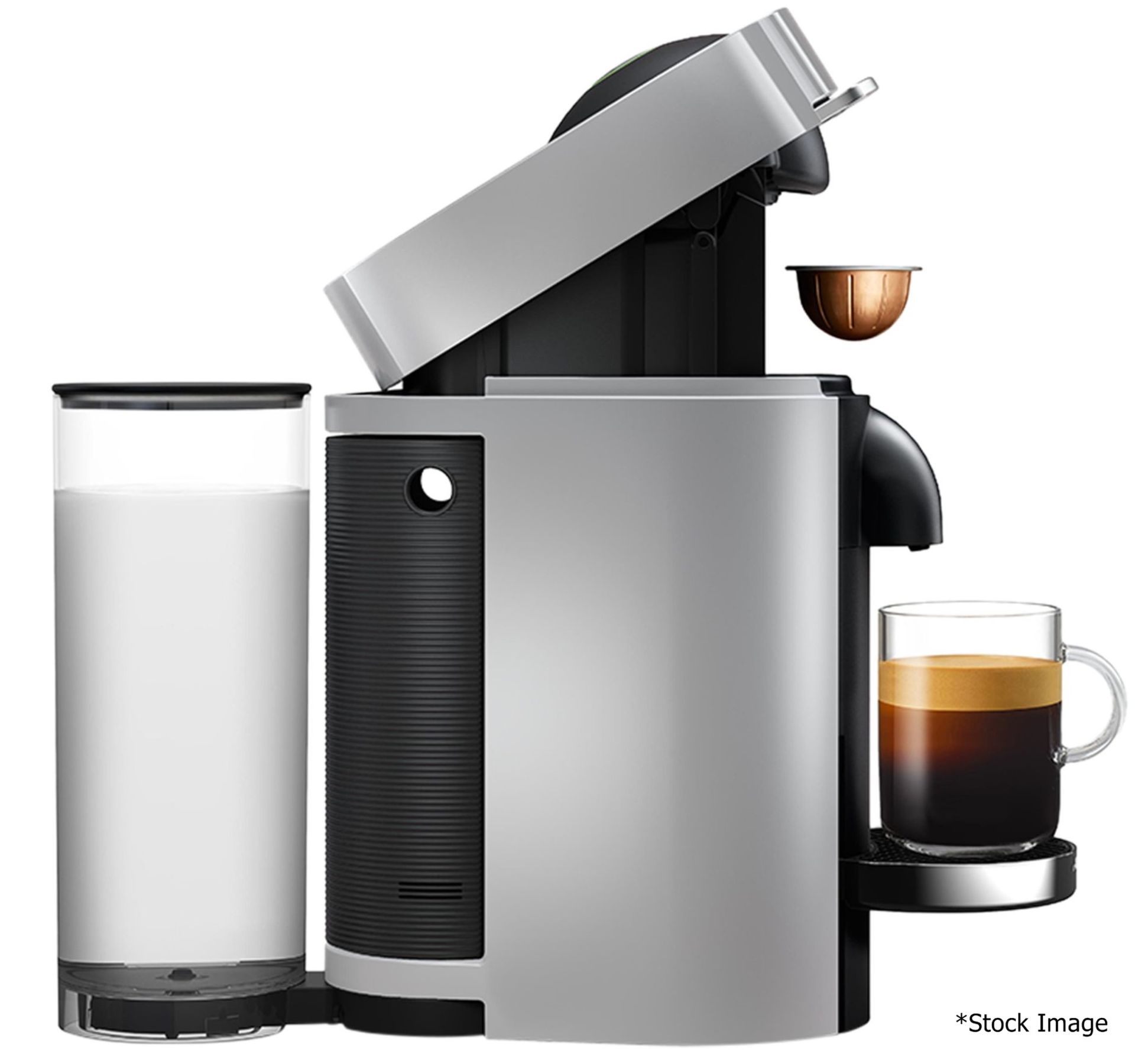 1 x MAGIMIX Nespresso 'Vertuo Plus' Coffee Machine In Silver - Original Price £199.00 - Boxed