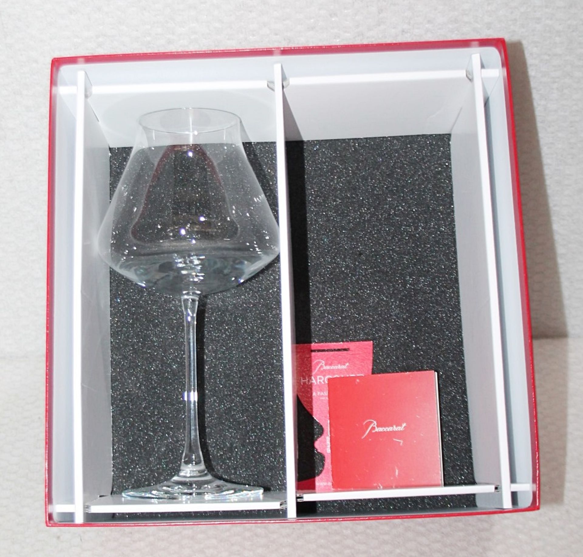 1 x BACCARAT 'Château' Crystal Red Wine Glass - Original Price £80.00 - Unused Boxed Stock - Ref: - Image 3 of 6
