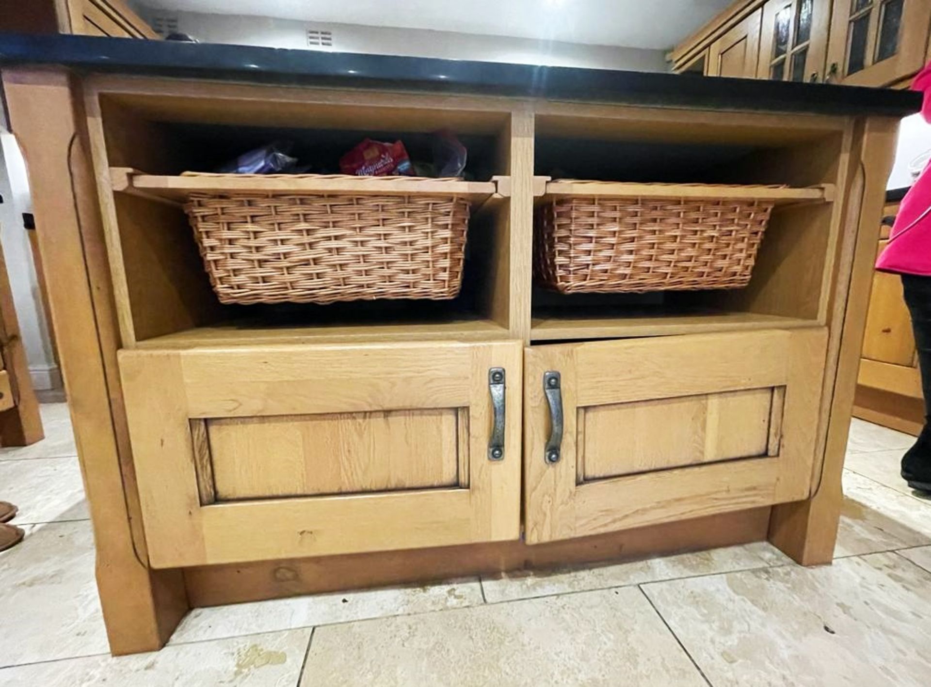 1 x Bespoke Solid Oak Kitchen With Black Granite Worktops, Island, Utility Room Units & Dining Table - Image 66 of 70