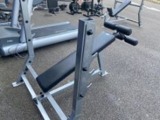 1 x Bodysolid Decline Exercise Bench With 3 Bar Positions - Dimensions (mm): 1900x1250x1300