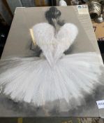 1 x Hazel Bowman Angel Wings Canvas - New / Wrapped