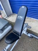 1 x JLL Fitness Adjustable Excercise Bench - Seating 45° / Flat - Dimensions (mm): 1500x650x1200