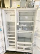1 x Subzero 695 American Style Fridge Freezer With Ice and Water Dispenser