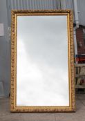 1 x Rectangular Mirror With Gilt Finish - Recently Removed From A Designer Bridal Boutique - Ref: