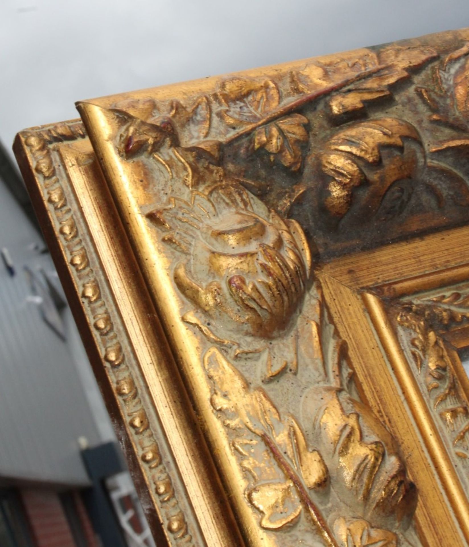 1 x Rectangular Mirror With Gilt Finish - Recently Removed From A Designer Bridal Boutique - Ref: - Image 2 of 5