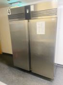 1 x Foster Stainless Steel Eco Pro G2 Commercial Two Door Refrigerator