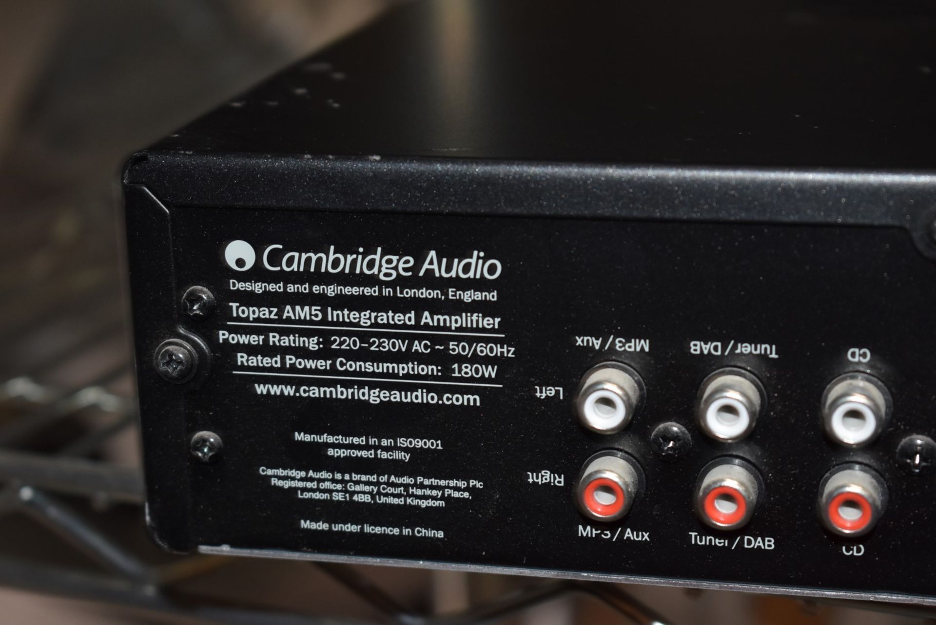 1 x Cambridge Audio Topaz AM5 Stereo Integrated Amplifier - Image 7 of 7