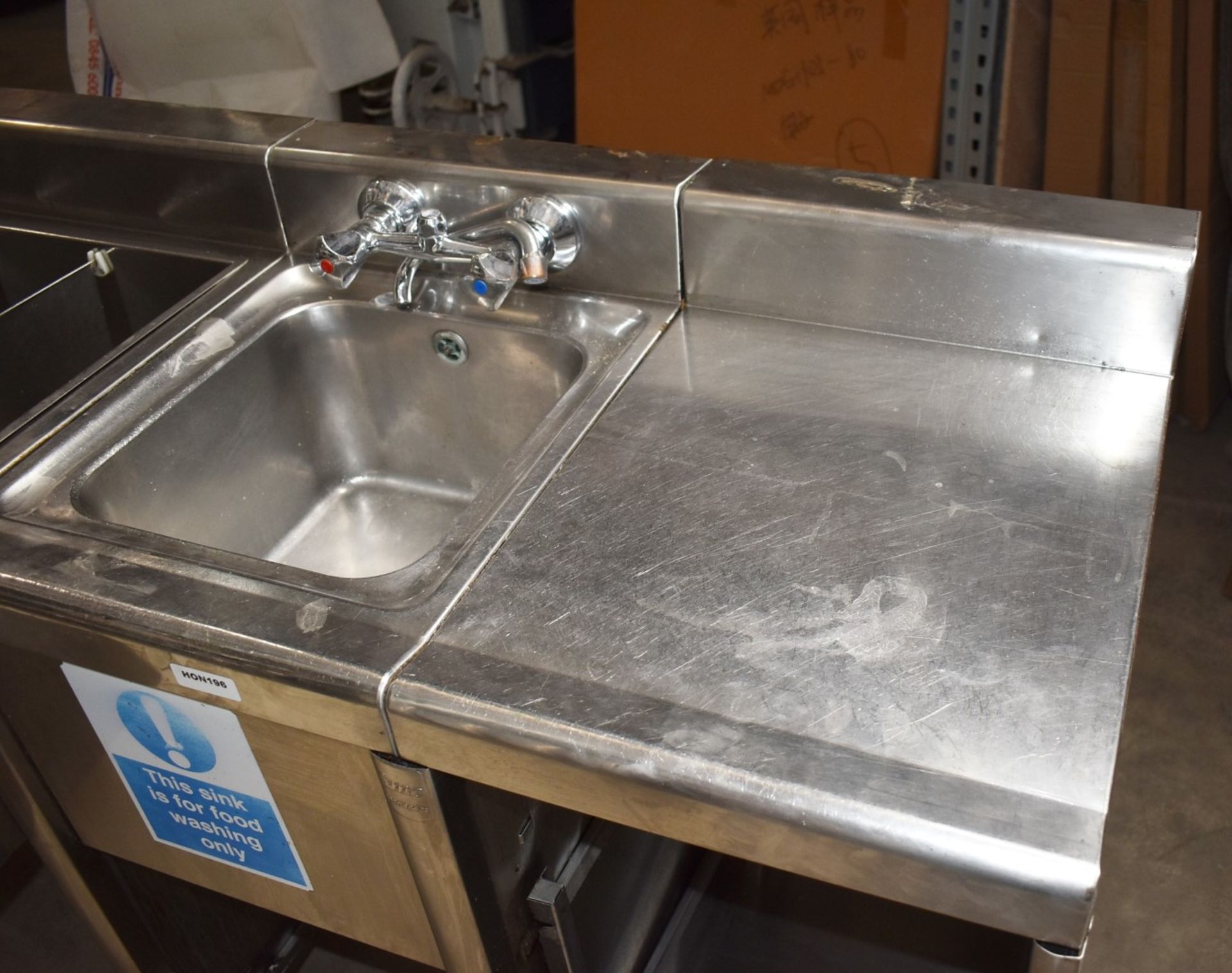 1 x IMC Bartender Modular Stainless Steel Backbar Unit - Hand Wash, Sink Units, Ice Well & Prep Area - Image 7 of 32