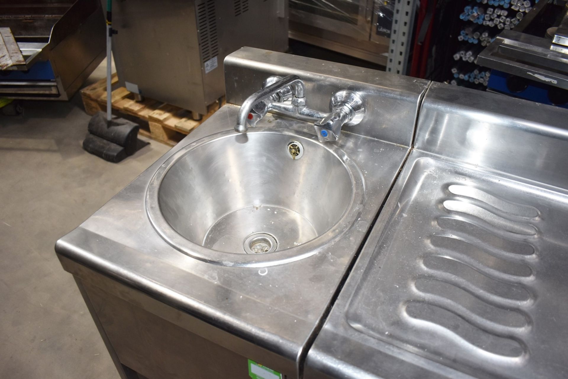 1 x IMC Bartender Modular Stainless Steel Backbar Unit - Hand Wash, Sink Units, Ice Well & Prep Area - Image 6 of 32