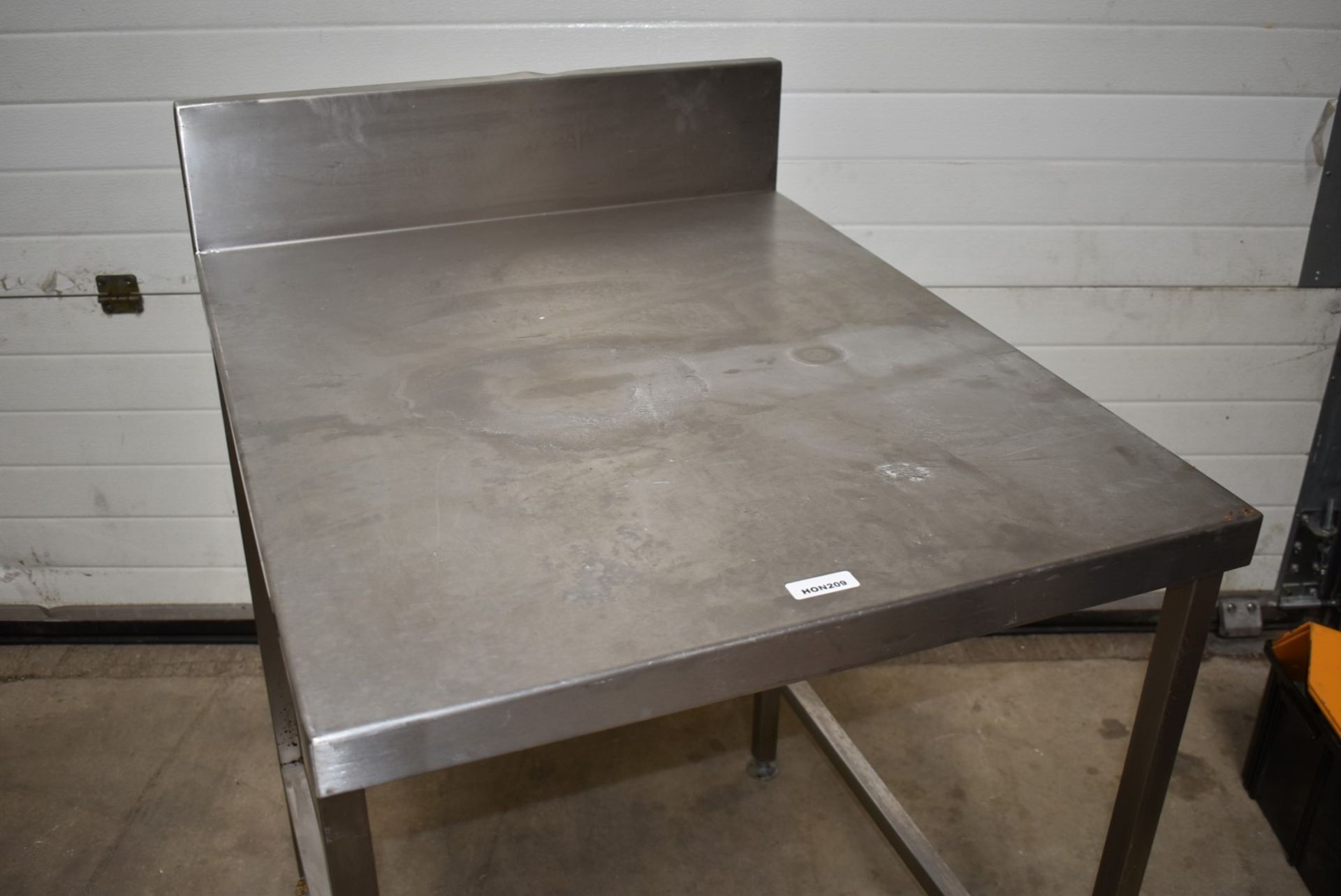 1 x Stainless Steel Prep Table With Undershelf - Suitable For Housing Undercounter Fridges - Image 5 of 5