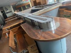 Japanese Sushi Bar With Conveyor, Tables, Benches, Prep Area & More - Dismantled Ready to Collect!