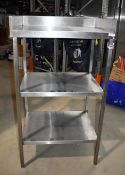 1 x Stainless Steel Workstation For Appliances, Microwaves, Receipt Printers and More