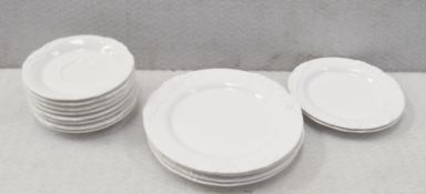 1 x Assorted Collection of Fourteen Villeroy & Boch Foglia Tea/Side/Bread & Butter Plates