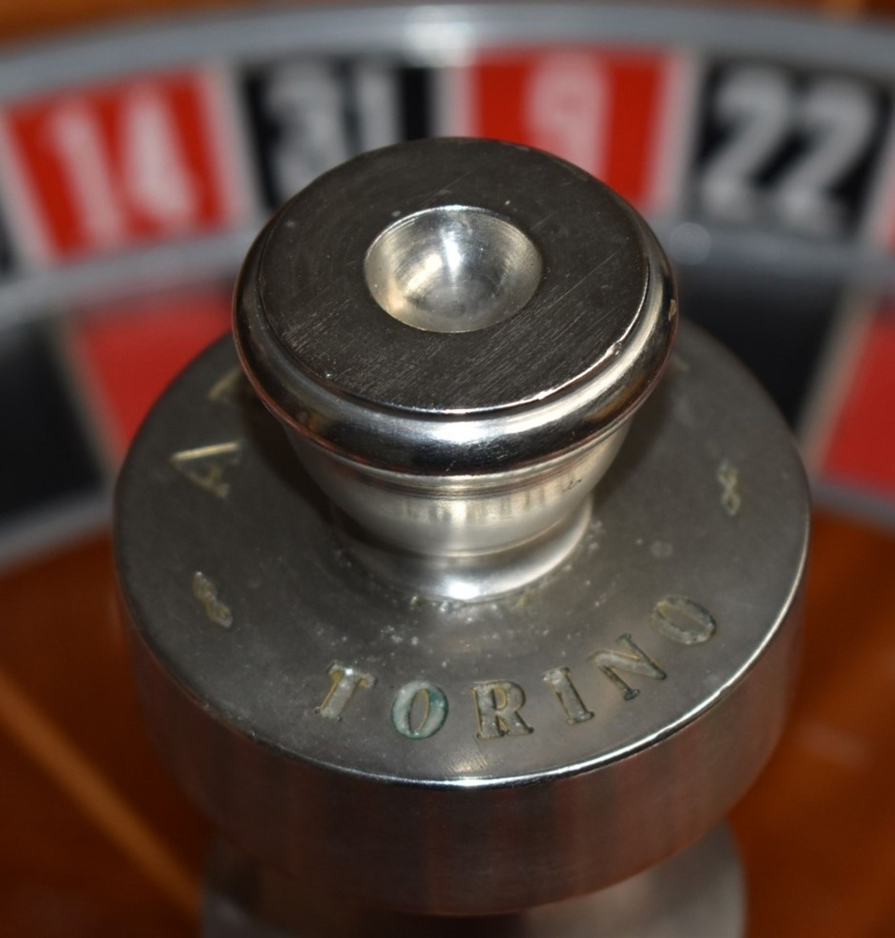 1 x Mahogany Casino ROULETTE WHEEL By Abbiati Torino - Dimensions: 80cm Diameter - Ref: JP904 GITW - - Image 8 of 15