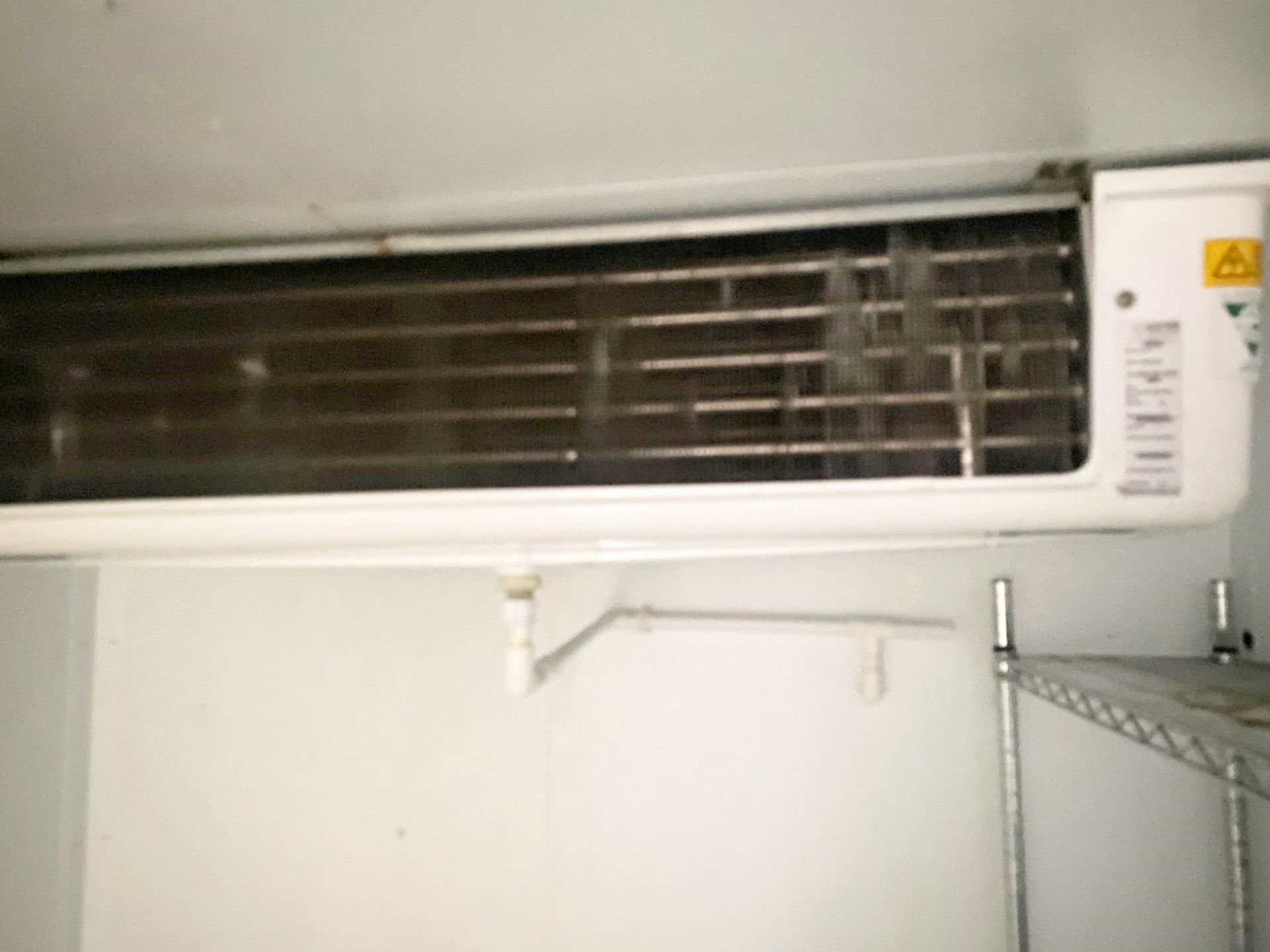 1 x Walk In Chiller & Freezer - Two Rooms With Sliding Doors, Cooling Equipment and Internal Shelves - Image 9 of 12