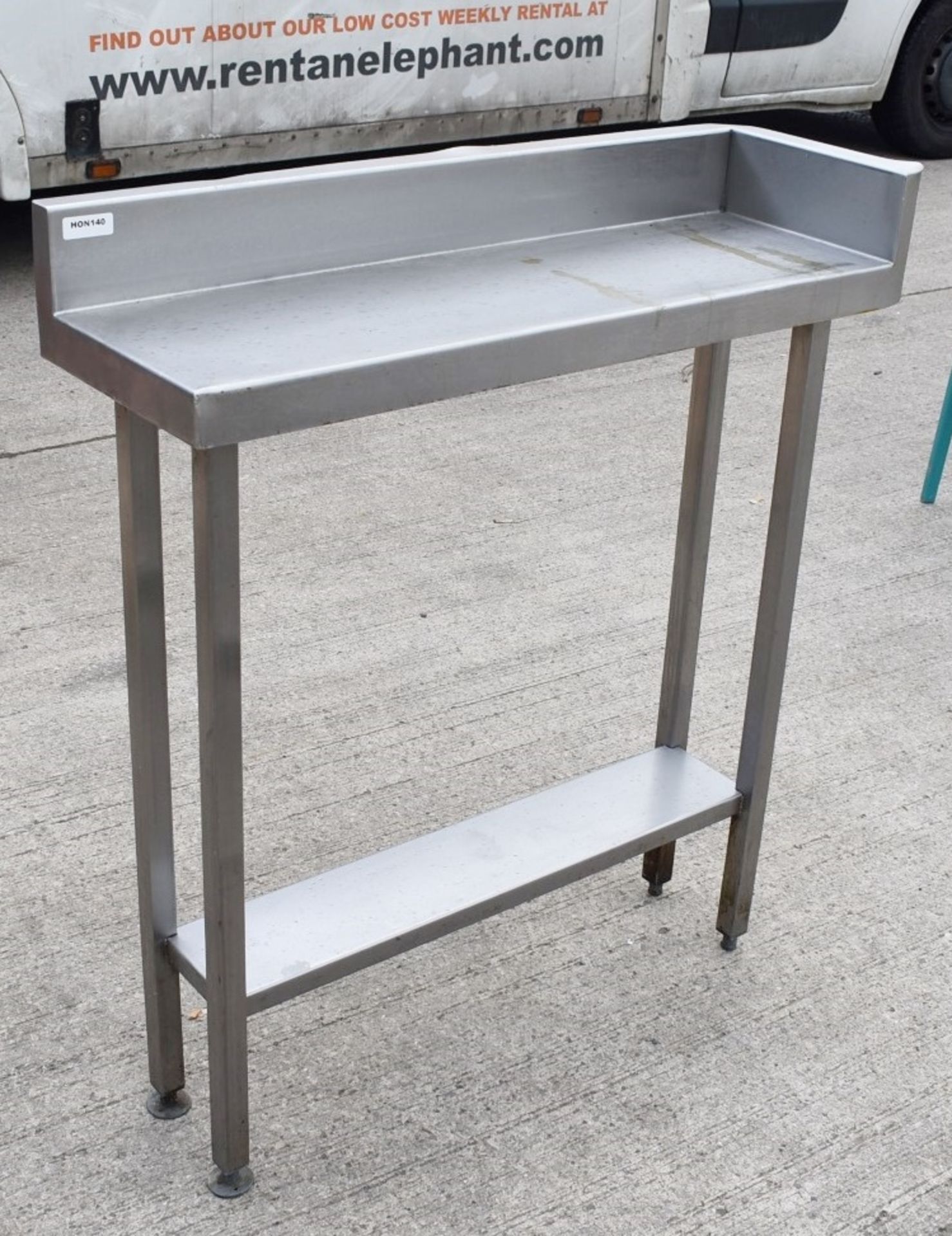 1 x Stainless Steel Corner Infill Prep Bench - Dimensions: H91 x W30 x D90 cms - CL740 - Ref: HON140