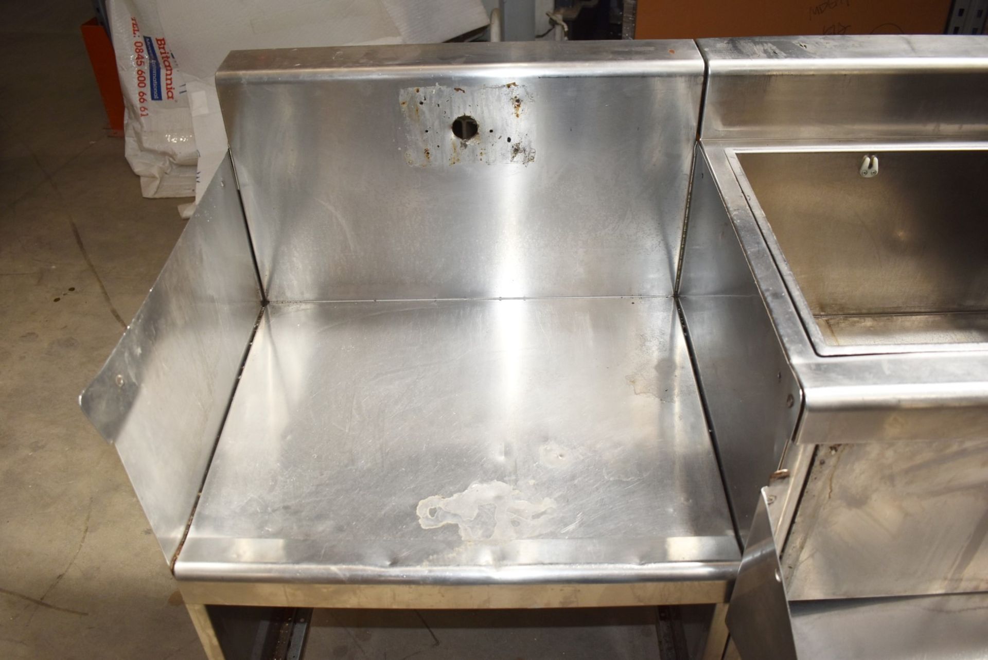 1 x IMC Bartender Modular Stainless Steel Backbar Unit - Hand Wash, Sink Units, Ice Well & Prep Area - Image 9 of 32