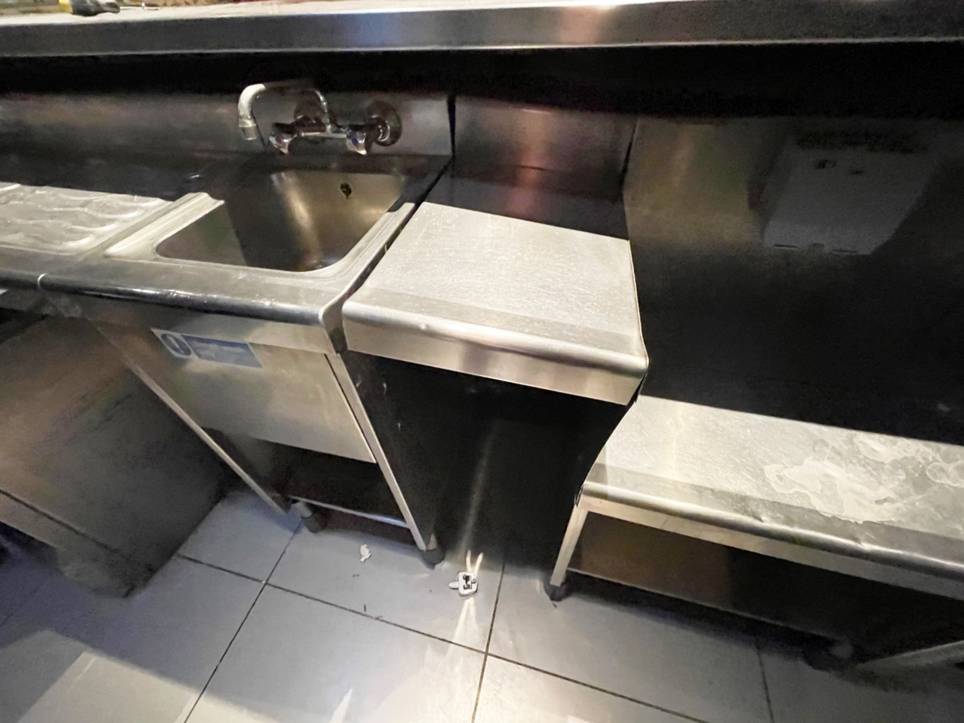 1 x IMC Bartender Modular Stainless Steel Backbar Unit - Hand Wash, Sink Units, Ice Well & Prep Area - Image 22 of 32