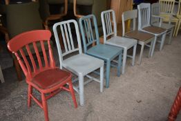 7 x Restaurant Dining Chairs in Various Colours and Designs - CL999 - Ref: GIT - Location: