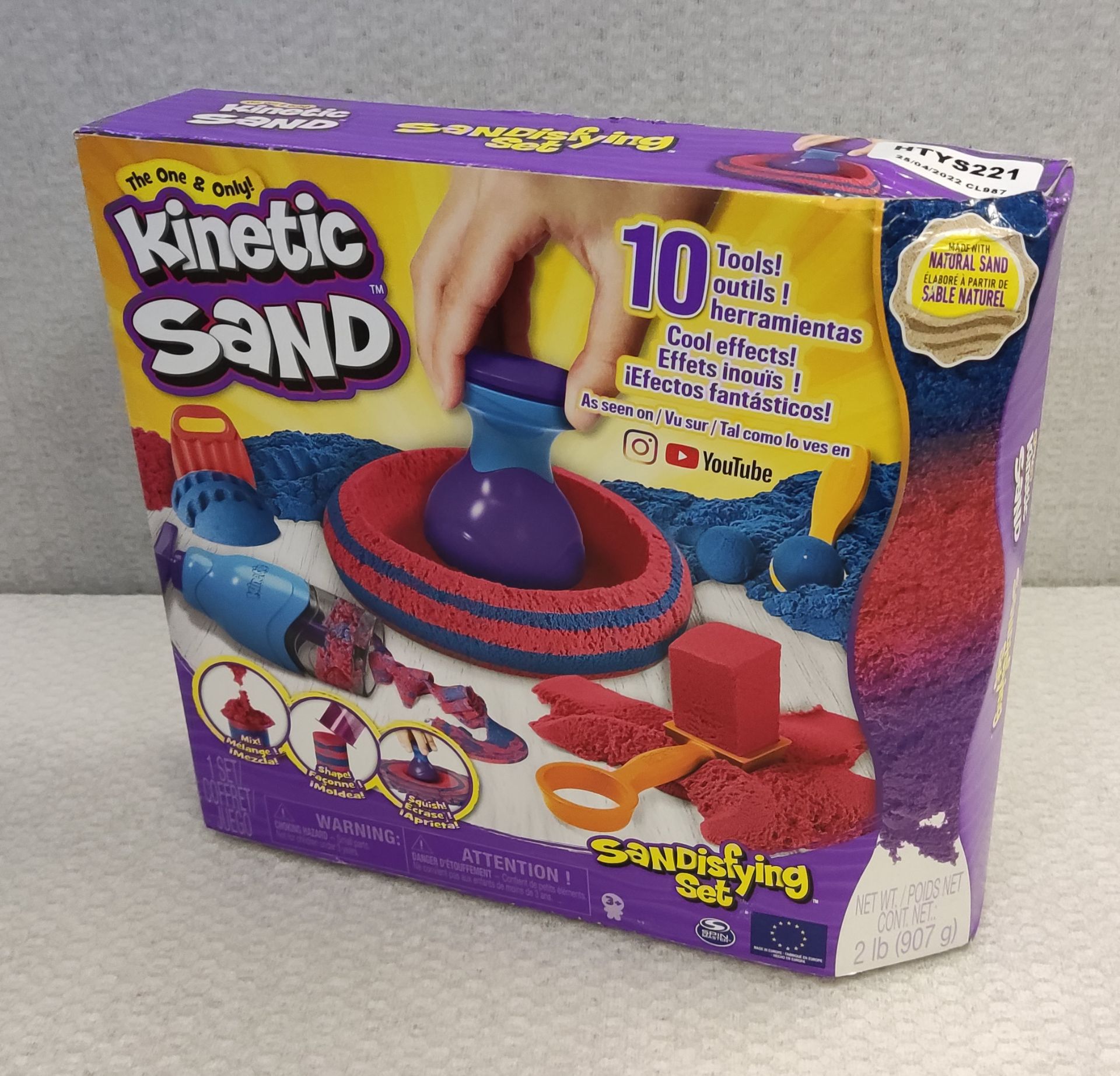 1 x Kinetic Sand Sandisfying Set - New/Boxed - Image 7 of 8