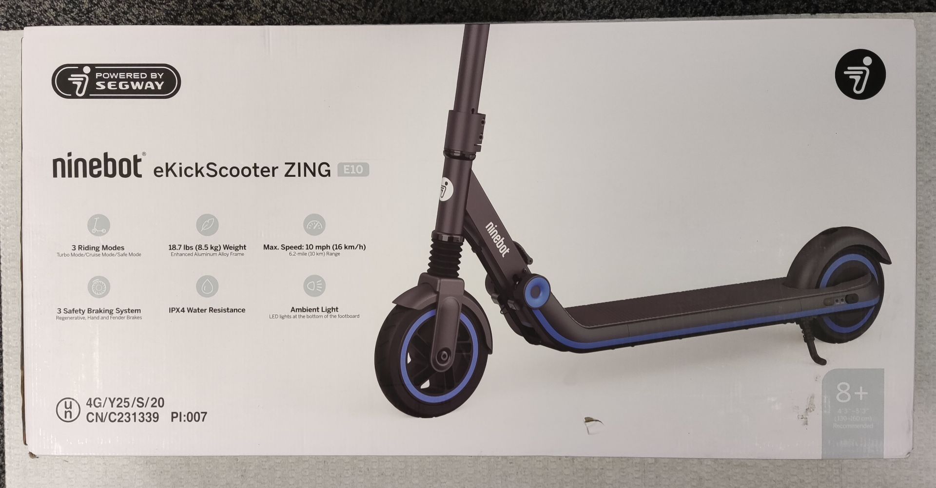 1 x Segway/Ninebot eKickScooter ZING E10 - New/Boxed - Image 4 of 8