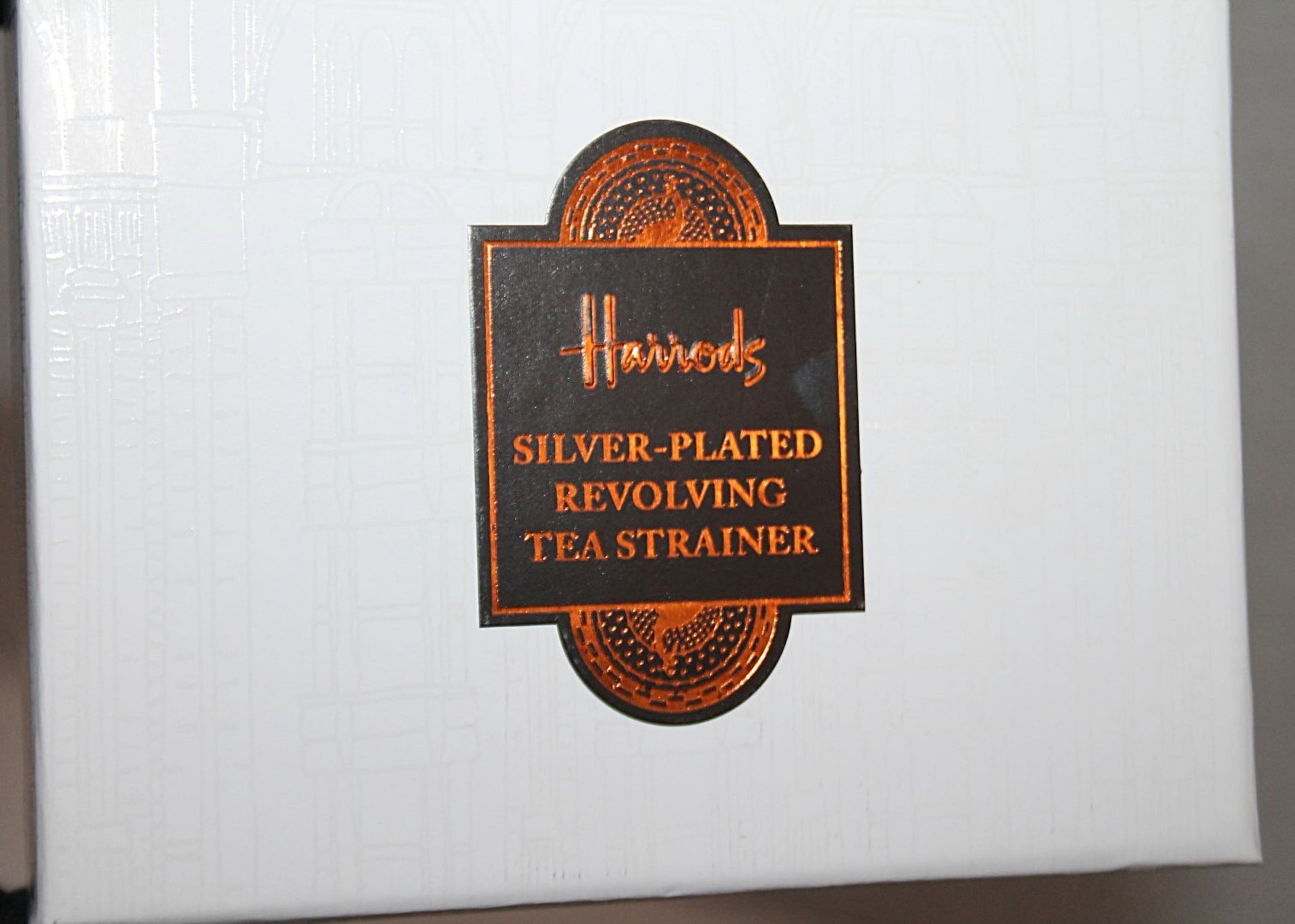 1 x HARRODS Silver-Plated Revolving Strainer - Unused Boxed Stock - Ref: HAS579/FEB22/WH2/C6 - CL987 - Image 4 of 6