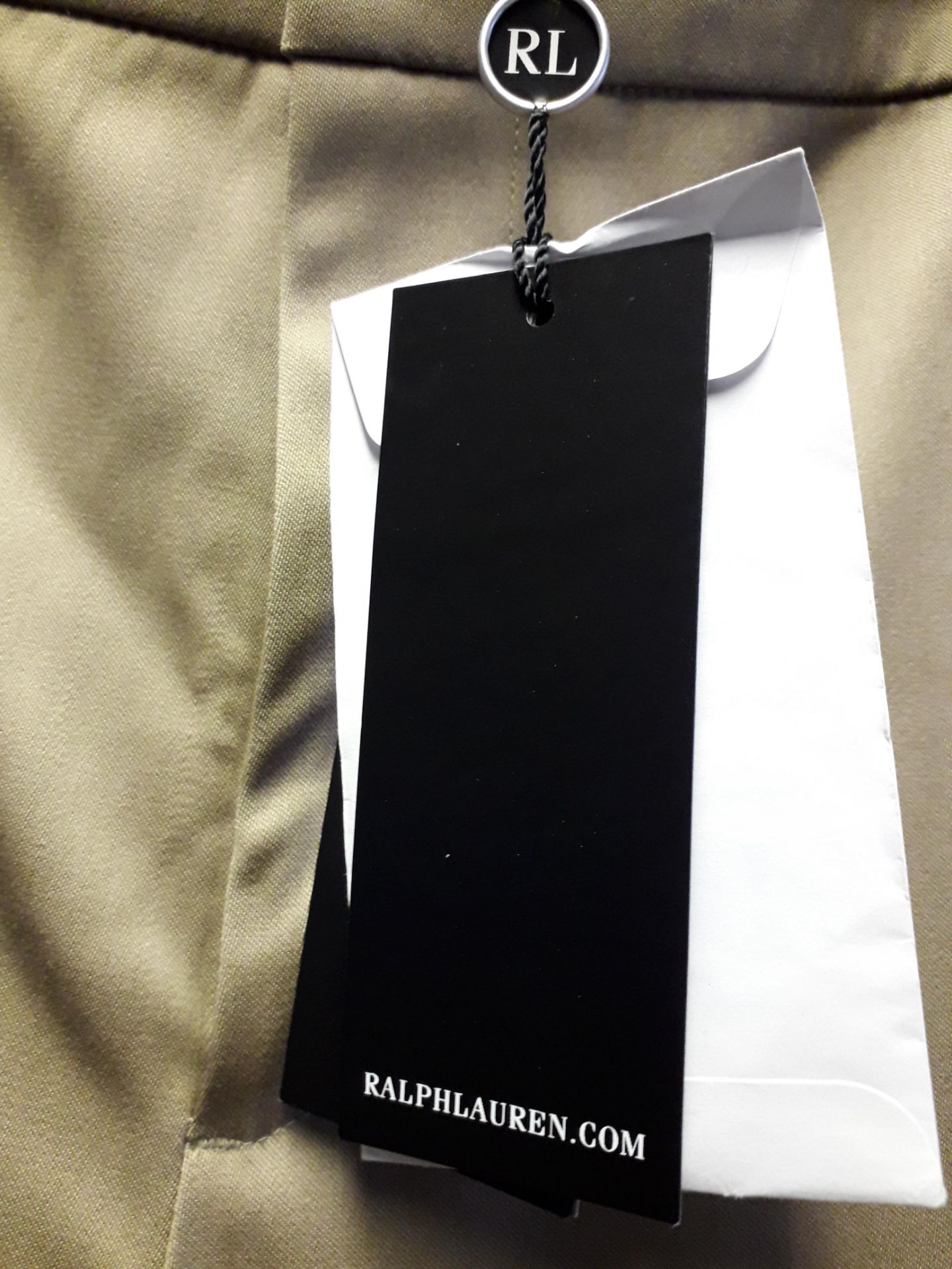 1 x Ralph Lauren Beige Heidi Trousers - Size: 14 - Material: 58% Wool, 40% Cotton, 2% Elastane - - Image 3 of 5