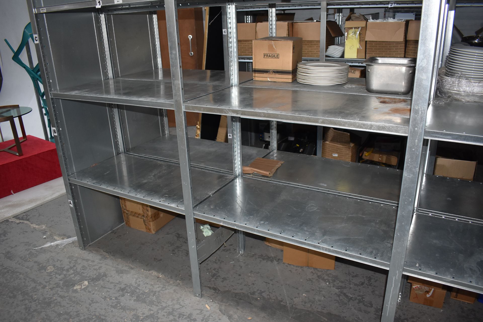 9 x Bays of Dexion Pro-Store Warehouse Shelving - Metal Construction - Easy To Assemble - H210 x - Image 4 of 9