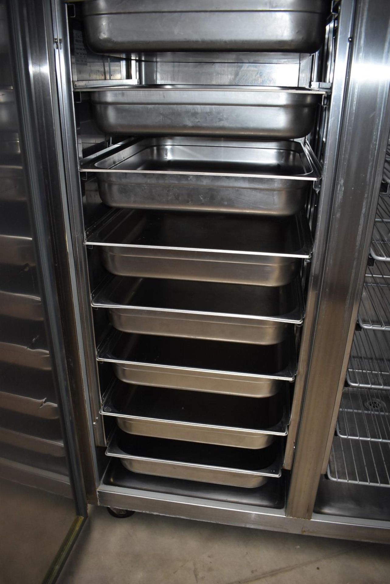 1 x Williams Double Door Upright Side by Side Refrigerator With Gastro Food Trays and Storage - Image 16 of 18