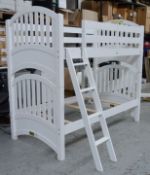 1 x Lea Getaway Childrens Bunk Bed in White - Unused in Original Packaging - Can Be Used as Bunkbeds