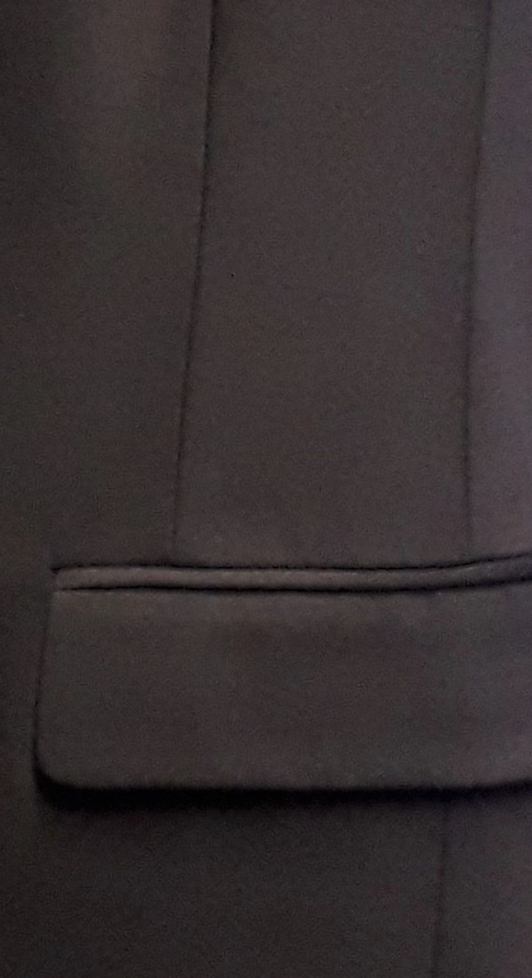 1 x Michael Kors Black Longline Sleeveless Jacket - Size: 10 - Material: 96% Wool, 4% Elastane. - Image 3 of 6