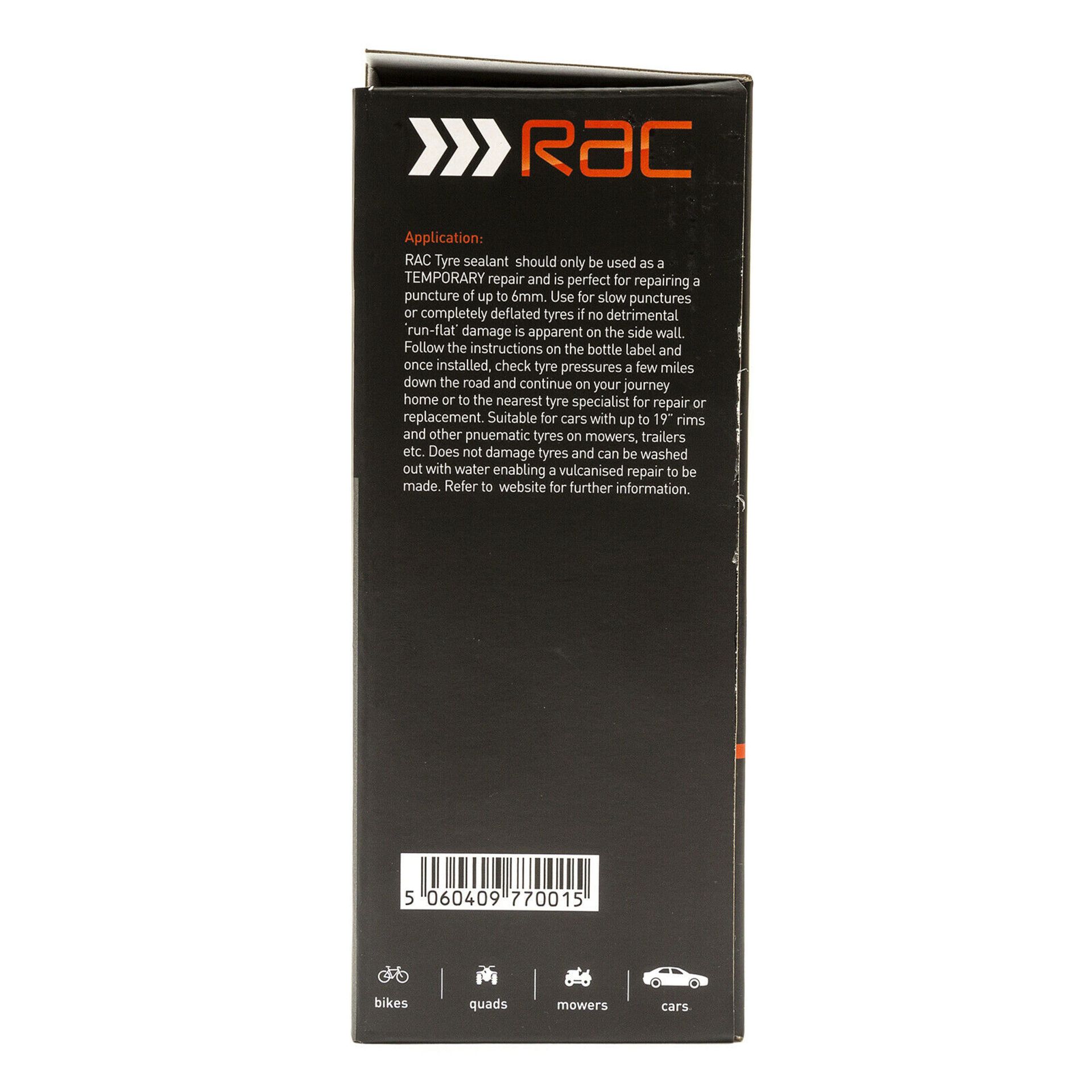 250 x RAC Emergency Tyre Sealant Puncture Repair Kits - New Boxed Resale Stock - Approx RRP £2,500! - Image 3 of 8