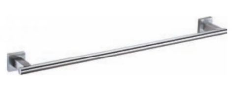 1 x Stonearth Single Towel Rack Rail - Solid Stainless Steel Bathroom Accessory - Brand New