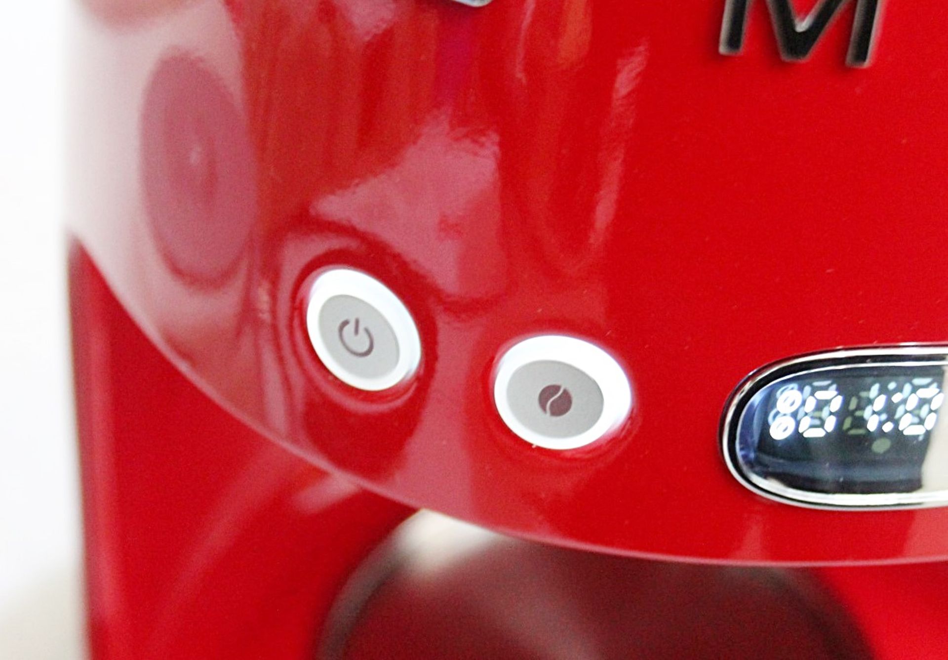 1 x SMEG 'Drip' Filter Coffee Machine In Red - Original Price £199.00 - Unused Boxed Stock - Image 4 of 14