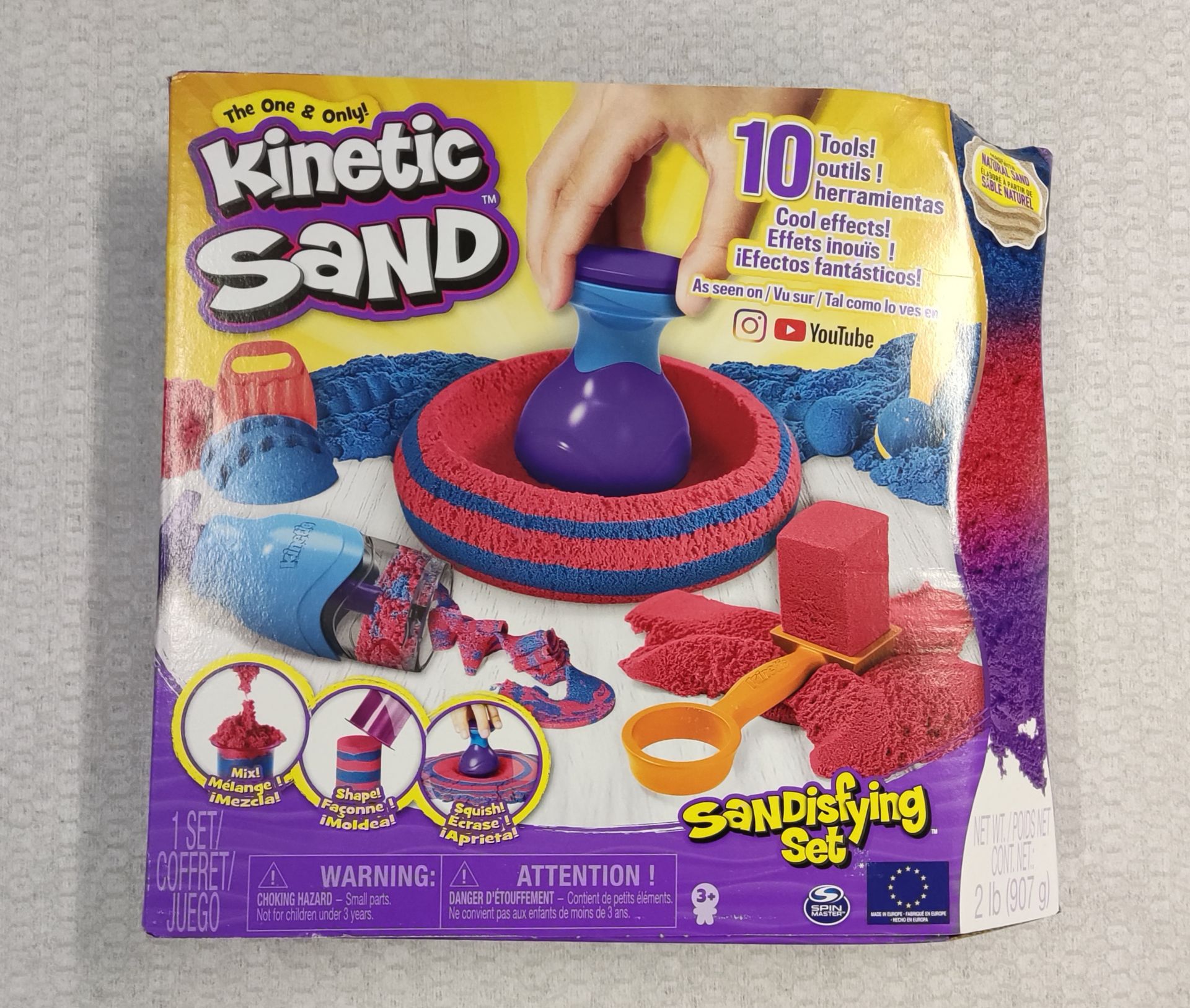 1 x Kinetic Sand Sandisfying Set - New/Boxed - Image 2 of 8