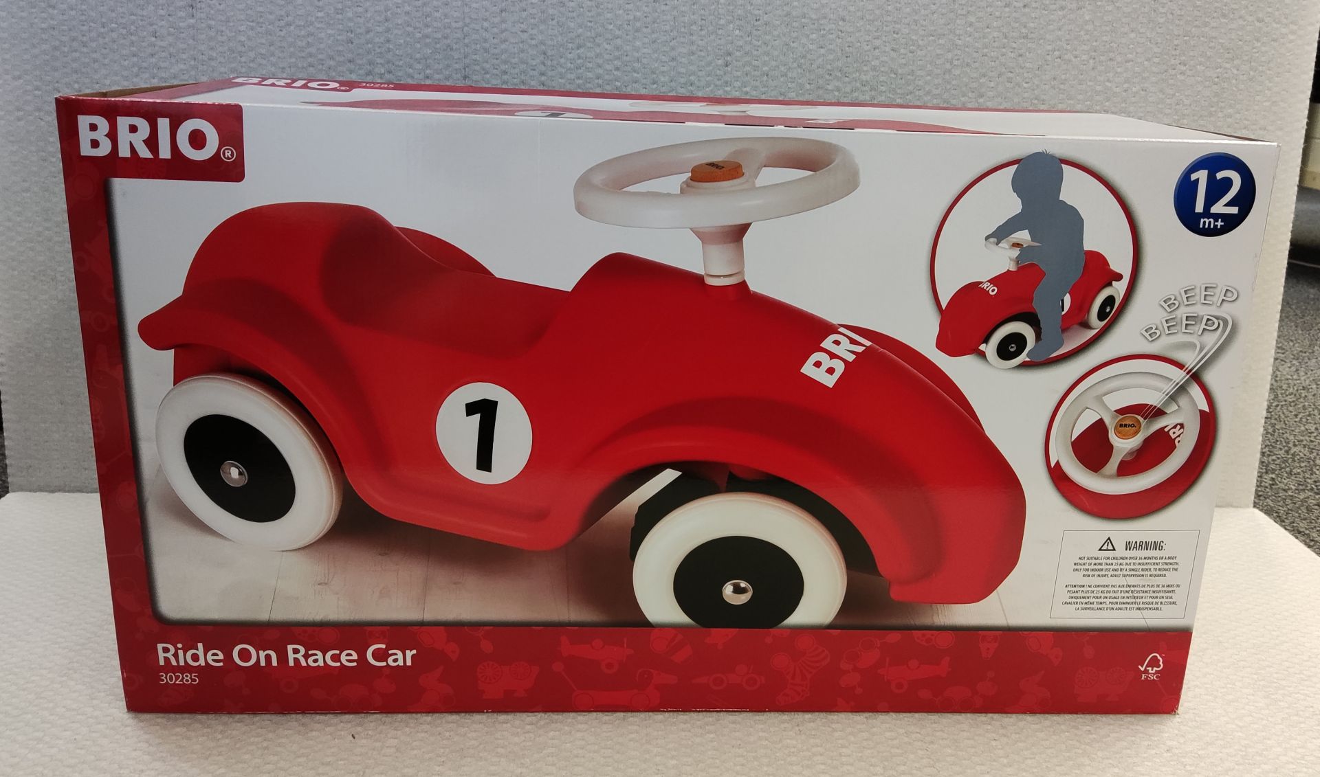 1 x Brio Ride On Race Car - Model 30285 - New/Boxed - Image 2 of 8