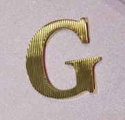 1 x CHAOS Alphabet Hand Hug Charm Letter 'G' - Original Price £44.95 - Unused Boxed Stock - Ref: