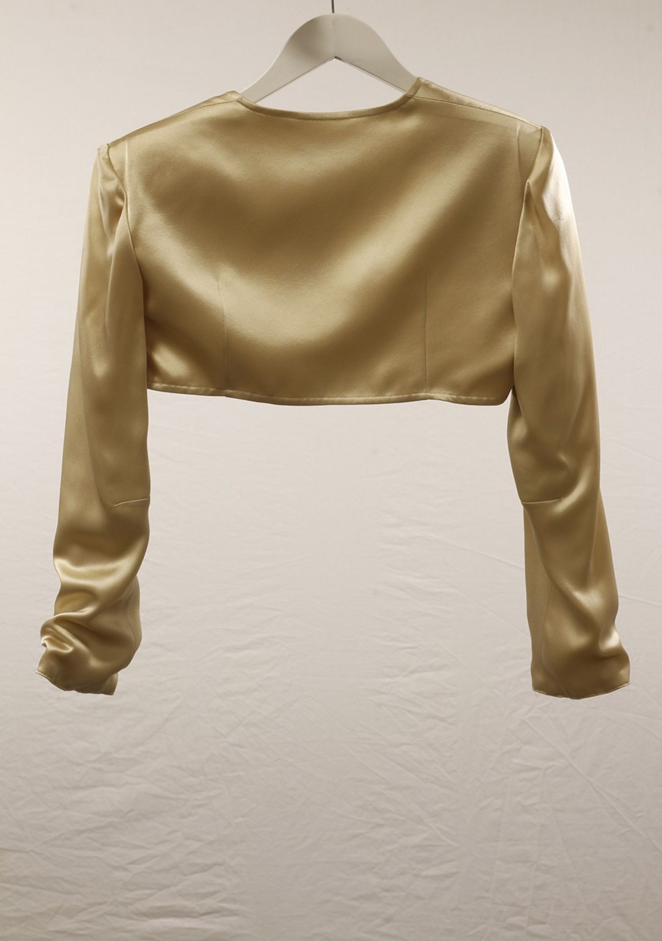 1 x Anne Belin Champagne Bolero - Size: 16 - Material: 50% Viscose, 50% Acetate - From a High End - Image 2 of 6