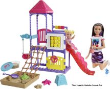 1 x Barbie Skipper Babysitters Inc. Climb 'n' Explore Playground Dolls and Playset - New/Boxed