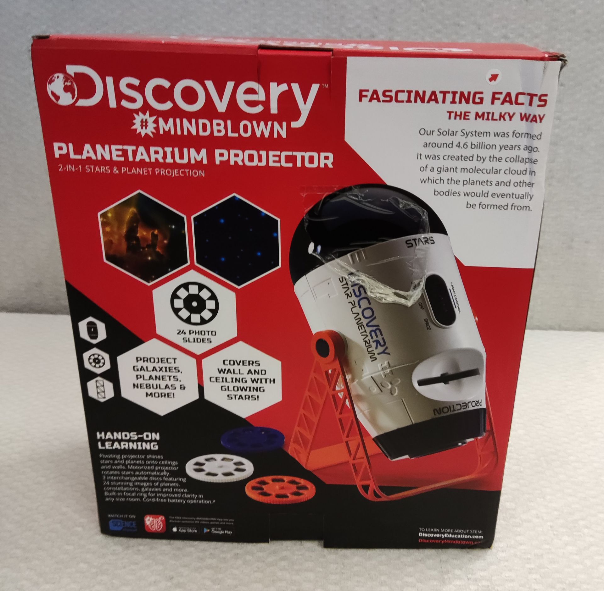 1 x Discovery STEM 2 in 1 Planetarium Projector - New/Boxed - Image 3 of 7